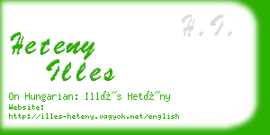 heteny illes business card